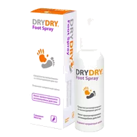 DryDry Foot Spray Антиперспирант Средство от потоотделения для ног с ментолом 100мл