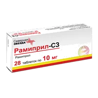 Рамиприл-СЗ таб 10мг N28