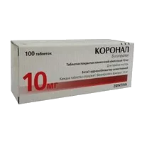 Коронал таб п.п.о. 10мг N100