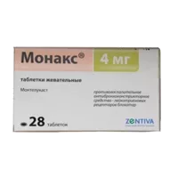Монакс таб жев 4мг N28
