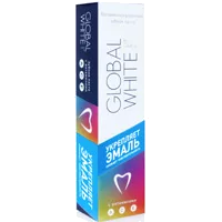 Зубная паста GLOBAL WHITE витаминизированная 100мл