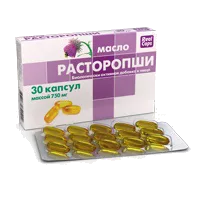Расторопши масло RealCaps первый холодный отжим капсулы 750мг N30