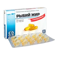 Рыбий жир RealCaps очищенный капсулы 700мг N30