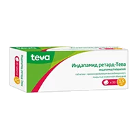 Индапамид ретард-Тева таб пролонг высв п.п.о. 1,5мг N30