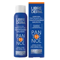 LIBREDERM Спрей-пена ПАНТЕНОЛ Panthenol 5% + Гиалуроновая кислота 130г