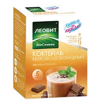 Коктейль ЛЕОВИТ Худеем за неделю белково-шоколадный 40г N5