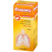 Флавамед форте р-р д/внут пр 30мг/5мл 100мл N1