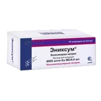 Эниксум р-р д/ин 6000анти-Ха МЕ/0,6мл 0,6мл N10