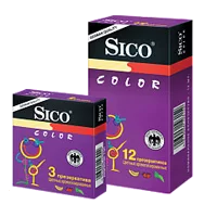Презервативы SICO Color цветные ароматизированные N3