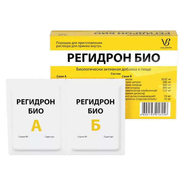 Регидрон Био порошок д/р-ра д/внут пр 6,4г N5