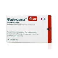 Файкомпа таб п.п.о. 4мг N28