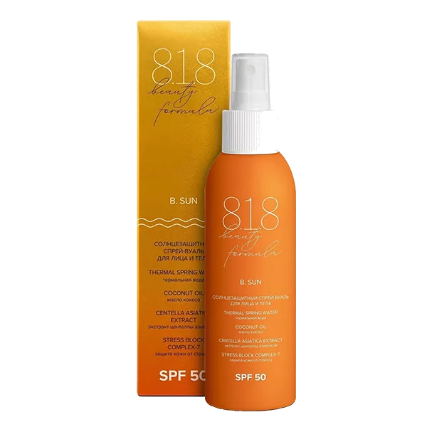 NUXE Солнцезащитное масло Sun SPF10 тонирующее для лица и тела спрей 150мл
