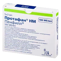 Протафан HM пенфилл сусп для п/к вв 100МЕ/мл 3мл N5