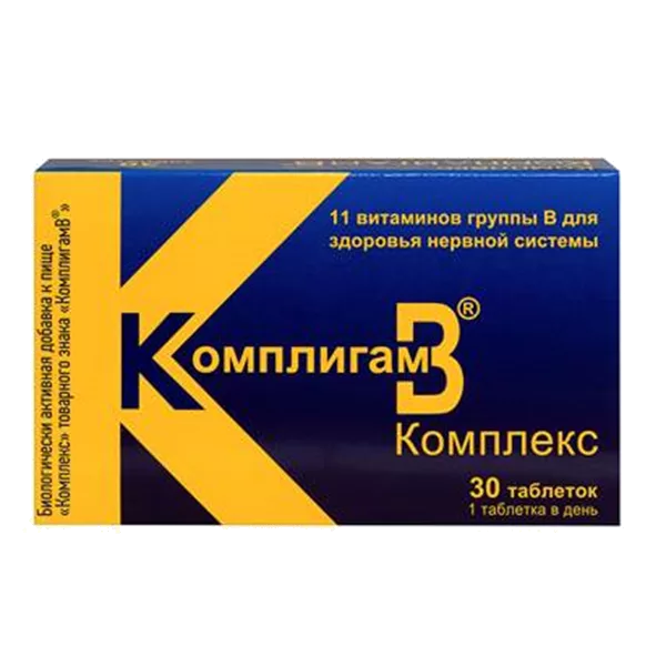КомплигамВ Комплекс таблетки 1000мг N30