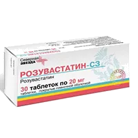 Розувастатин-СЗ таб п.п.о. 20мг N30