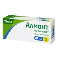 Алмонт таб жев 4мг N28