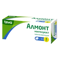 Алмонт таб жев 4мг N98