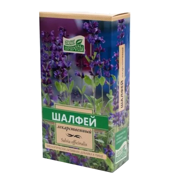 Шалфей лекарственный листья Наследие природы 50г N1