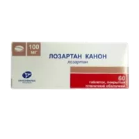 Лозартан Канон таб п.п.о. 100мг N60