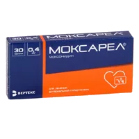 Моксарел таб п.п.о. 0,4мг N30