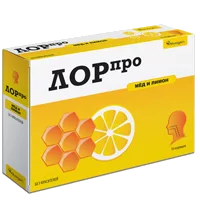ЛОРпро мёд и лимон леденцы N16