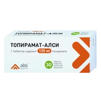 Топирамат-АЛСИ таб п.п.о. 100мг N30