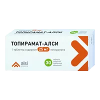 Топирамат-АЛСИ таб п.п.о. 25мг N30