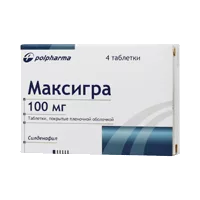 Максигра таб п.п.о. 100мг N4