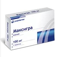 Максигра таб п.п.о. 100мг N1