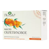 Облепиховое масло Mirrolla капсулы 0,3г N100