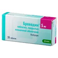Бравадин таб п.п.о. 5мг N28