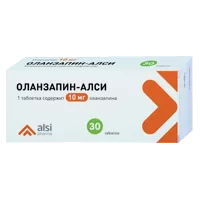 Оланзапин-АЛСИ таб 10мг N30