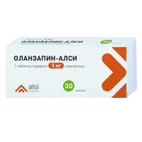 Оланзапин-АЛСИ таб 5мг N30