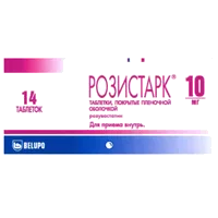 Розистарк таб п.п.о. 10мг N14