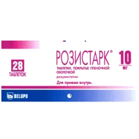 Розистарк таб п.п.о. 10мг N28