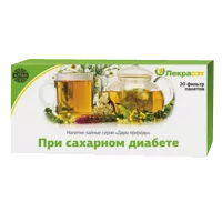 Напиток чайный Дары природы Сбор При сахарном диабете Лекра-СЭТ 1,5г N20