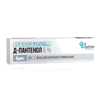 Д-Пантенол мазь д/наружн пр 5% 25г N1
