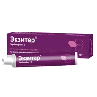 Экзитер крем д/наружн пр 1% 15г N1