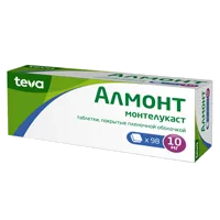 Алмонт таб п.п.о. 10мг N98