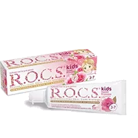 Зубная паста ROCS Kids Sweet Princess аромат Розы б/фтора от 3-7 лет 45г