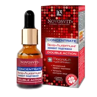 NOVOSVIT Гель-лифтинг CONCENTRATE Double Action эффект подтяжки 25мл