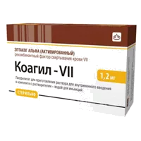 Коагил-VII лиоф д/р-ра для в/в вв 1,2мг N1