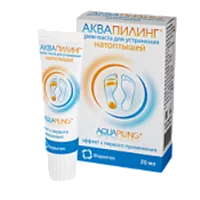 АКВАПИЛИНГ AQUAPILING Крем-паста для Ног для устранения натоптышей Фармтек 20мл