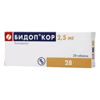 Бидоп Кор таб 2,5мг N28