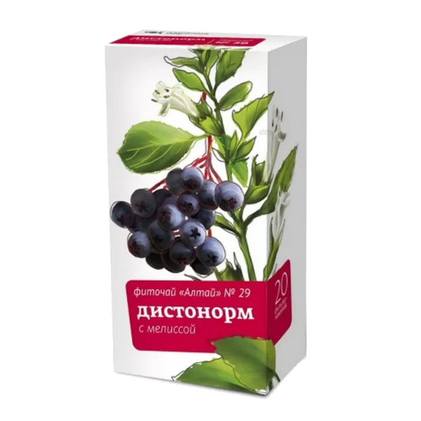 Фиточай Алтай №29 ДИСТОНОРМ с мелиссой 2г N20