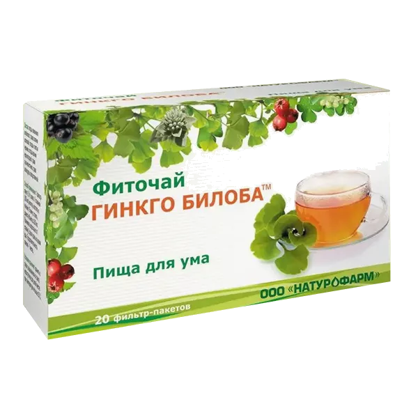 Фиточай Натурофарм Гинкго Билоба 1,5г N20