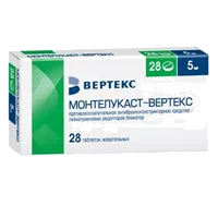 Монтелукаст-ВЕРТЕКС таб жев 5мг N28