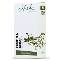 Омела белая трава Herbes Живой источник чайный напиток 30г N1