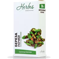 Береза почки Herbes Живой источник чайный напиток 50г N1