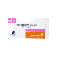 Фенофибрат Канон таб п.п.о. 145мг N30